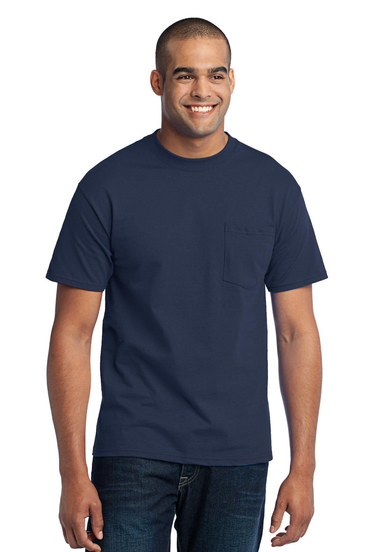 Port & Company- Port & Company® - Core Blend Pocket Tee. PC55P-Medtech- 11