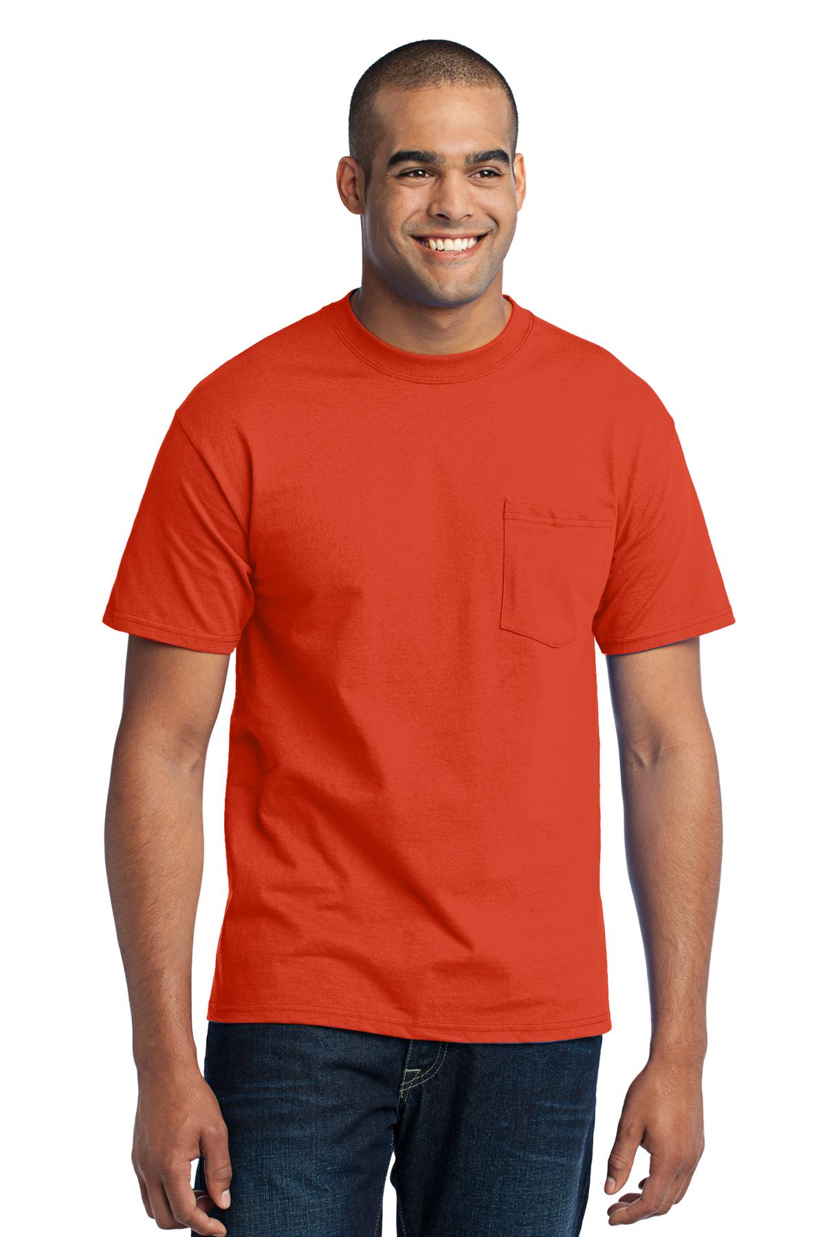 Port & Company- Port & Company® - Core Blend Pocket Tee. PC55P-Medtech- 12