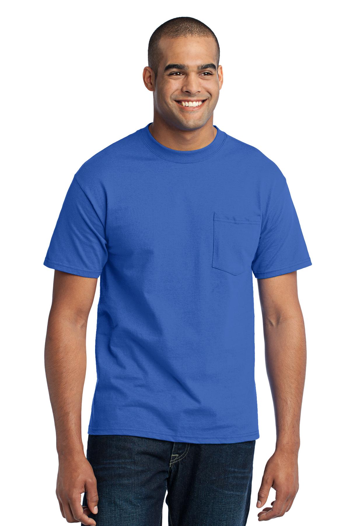 Port & Company- Port & Company® - Core Blend Pocket Tee. PC55P-Medtech- 14