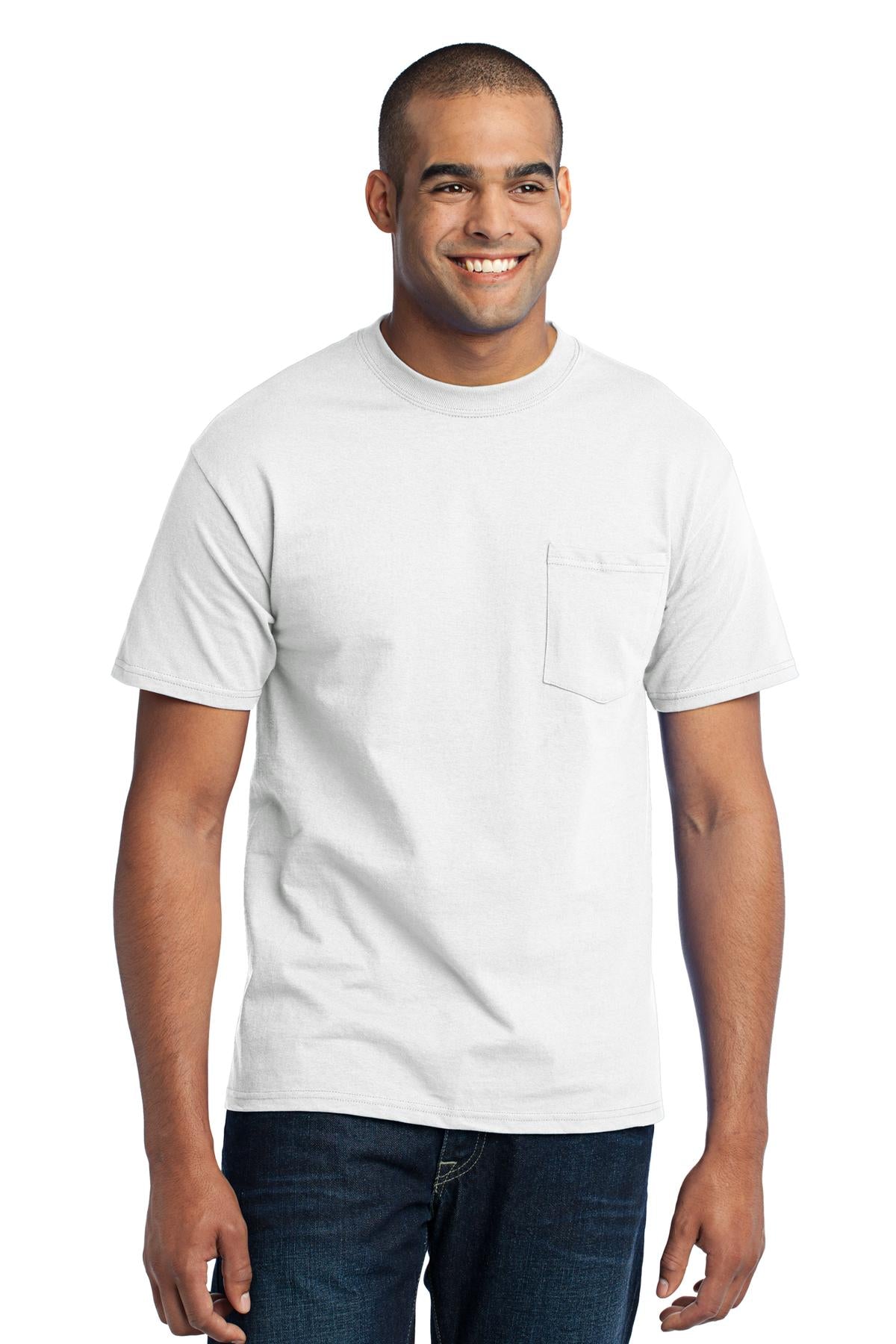 Port & Company- Port & Company® - Core Blend Pocket Tee. PC55P-Medtech- 17