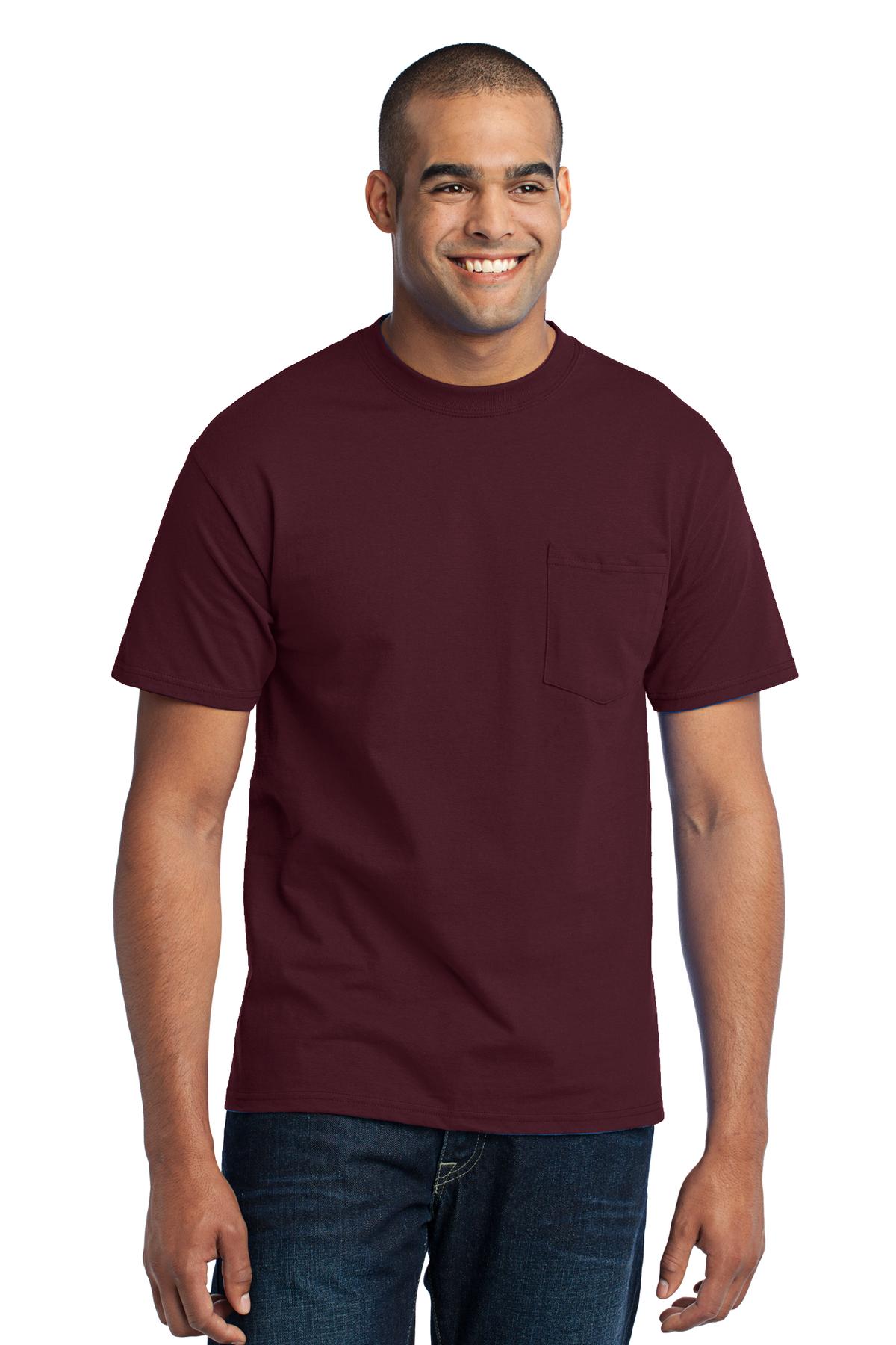 Port & Company- Port & Company® - Core Blend Pocket Tee. PC55P-Medtech- 4