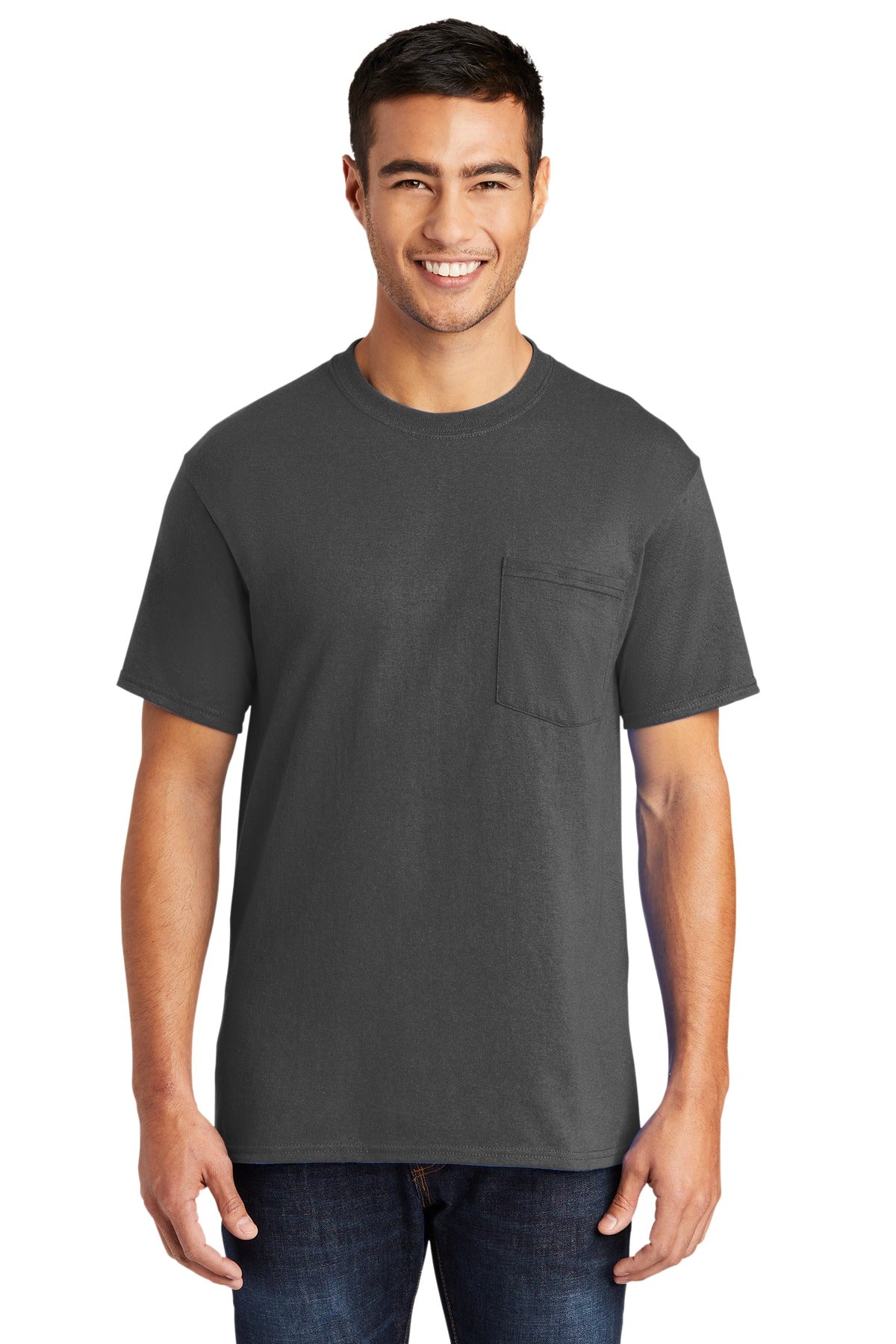 Port & Company- Port & Company® - Core Blend Pocket Tee. PC55P-Medtech- 5