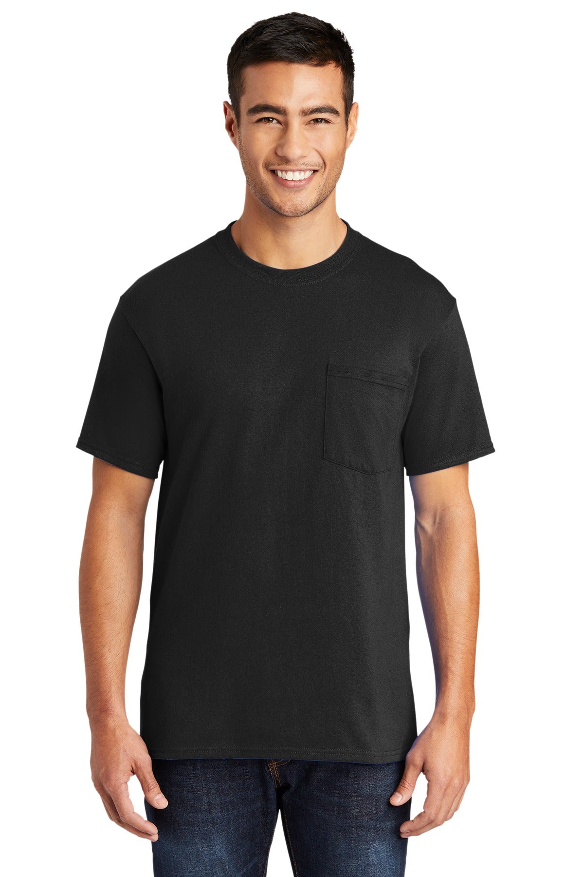 Port & Company- Port & Company® Tall Core Blend Pocket Tee. PC55PT-Medtech- 6