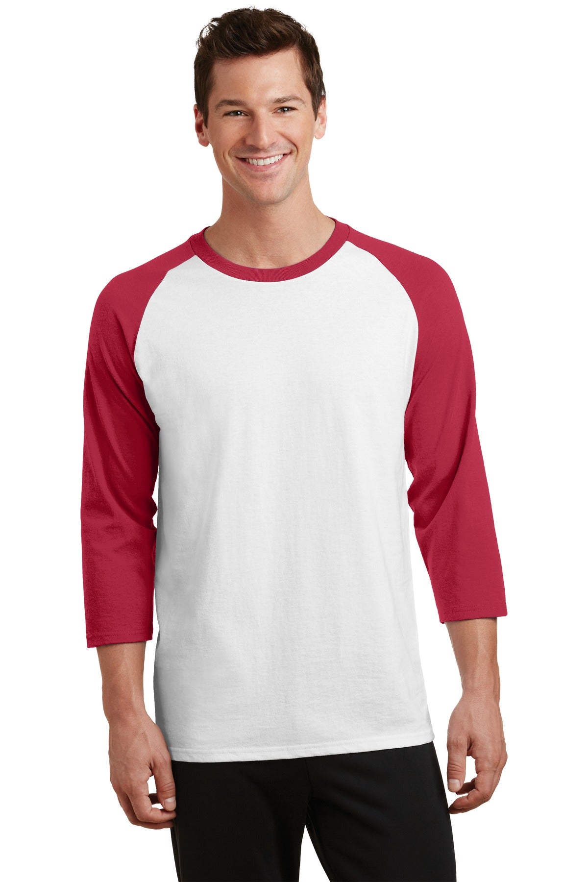 Port & Company- Port & Company® Core Blend 3/4-Sleeve Raglan Tee. PC55RS-Medtech- 6