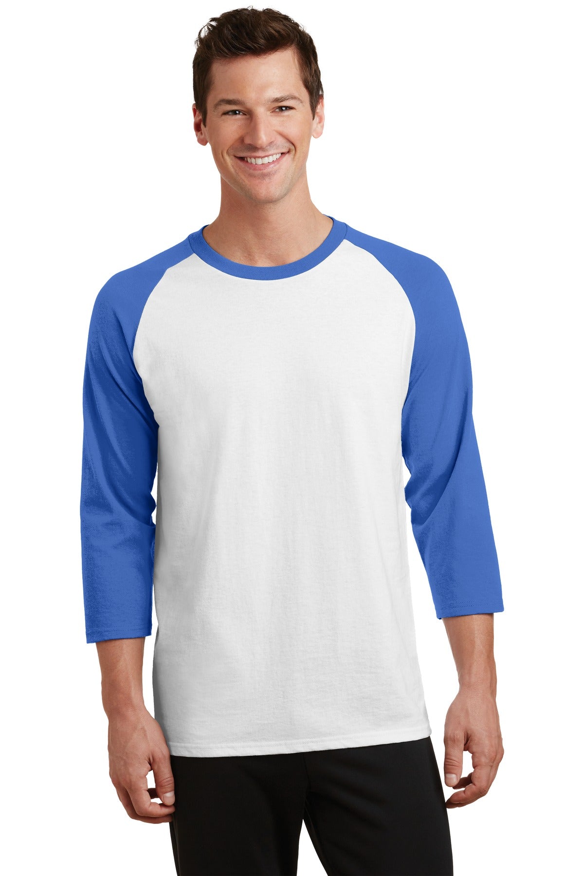 Port & Company- Port & Company® Core Blend 3/4-Sleeve Raglan Tee. PC55RS-Medtech- 7