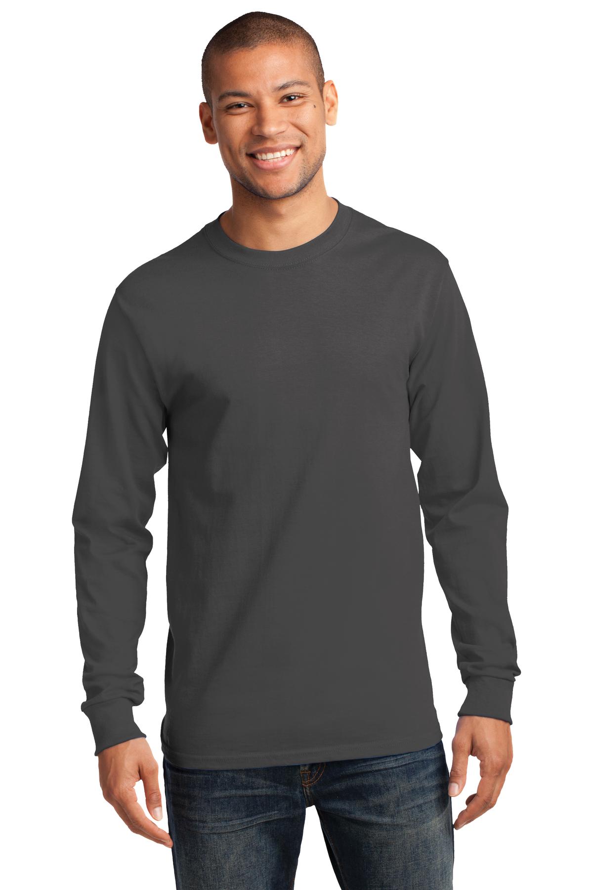 Port & Company- Port & Company® - Tall Long Sleeve Essential Tee. PC61LST-Medtech- 4