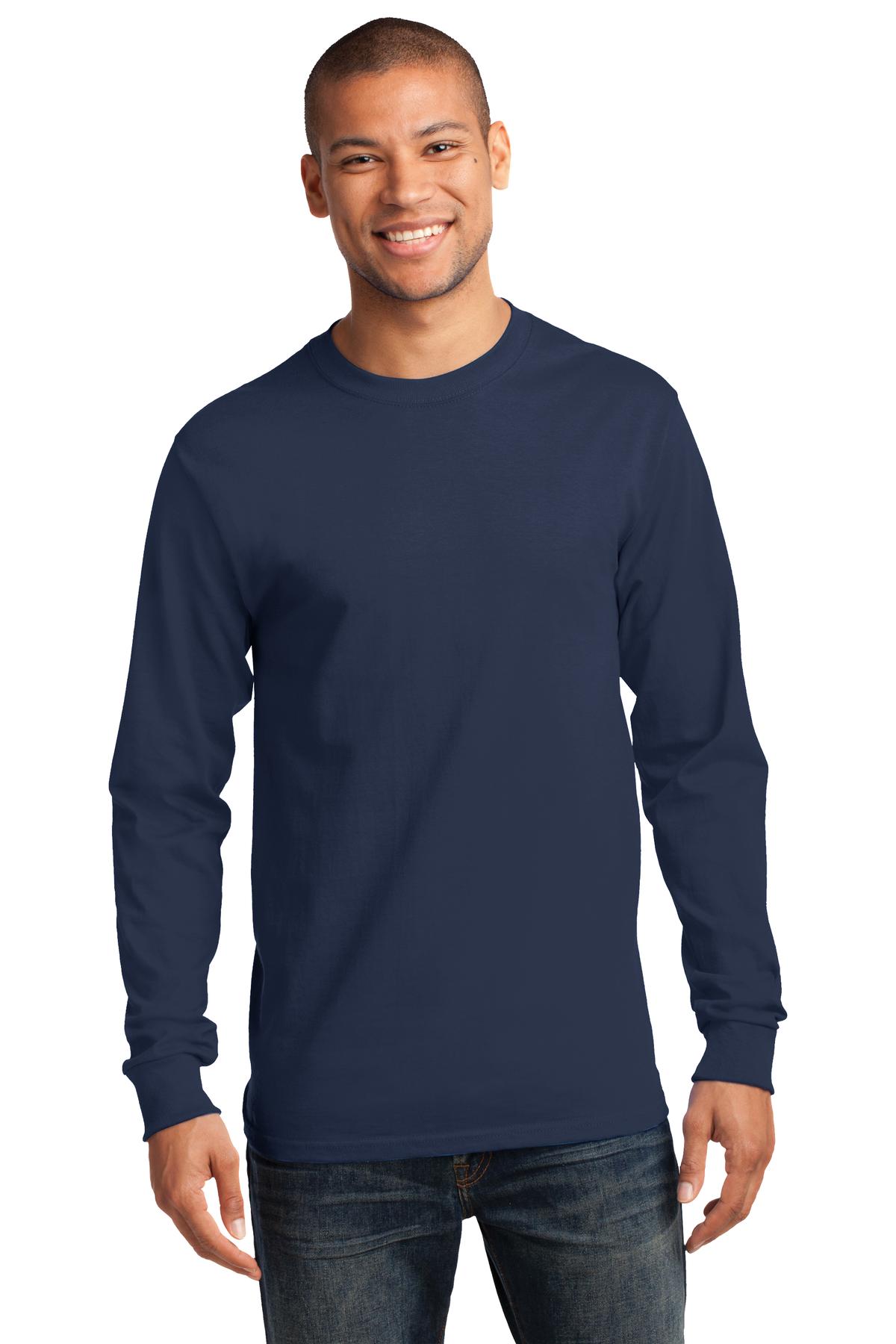 Port & Company- Port & Company® - Tall Long Sleeve Essential Tee. PC61LST-Medtech- 11