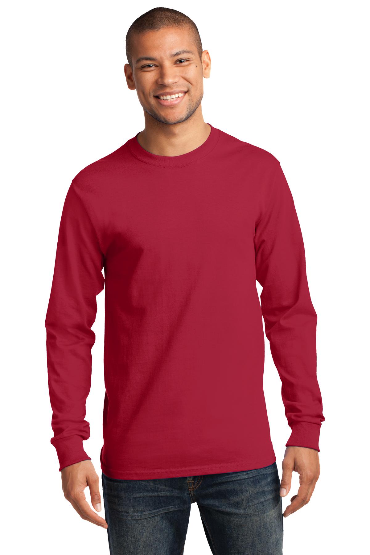 Port & Company- Port & Company® - Tall Long Sleeve Essential Tee. PC61LST-Medtech- 13