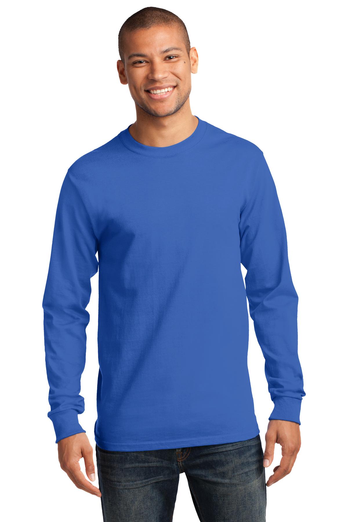 Port & Company- Port & Company® - Tall Long Sleeve Essential Tee. PC61LST-Medtech- 14