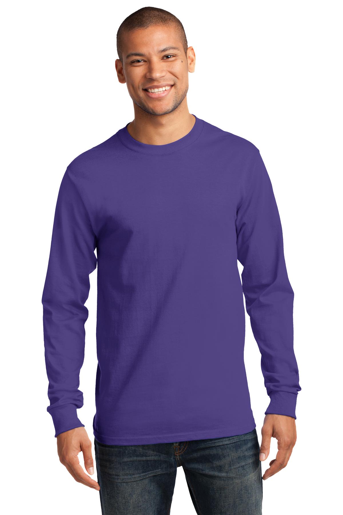 Port & Company- Port & Company® - Long Sleeve Essential Tee. PC61LS-Medtech- 18