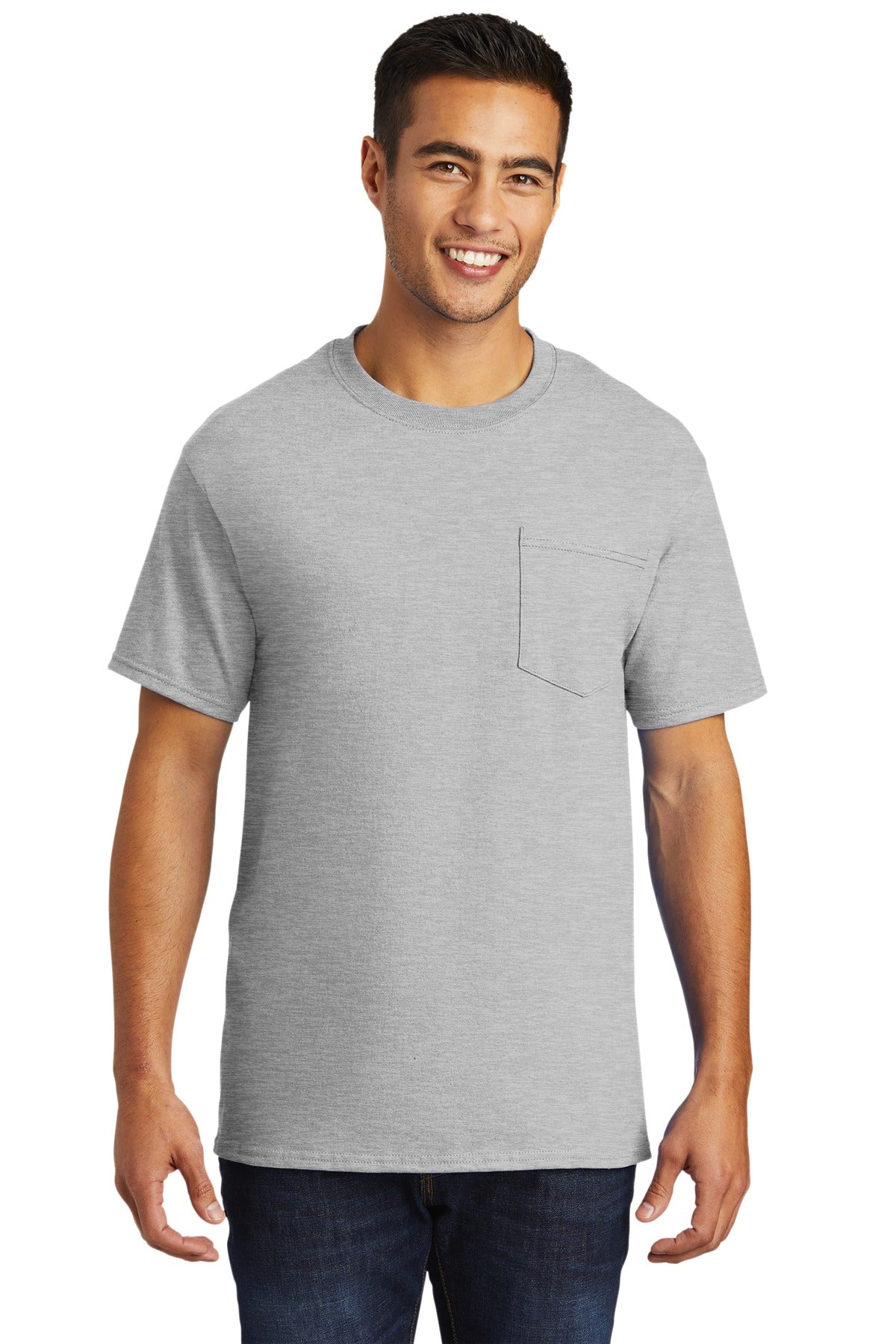 Port & Company- Port & Company® - Tall Essential Pocket Tee. PC61PT-Medtech- 1