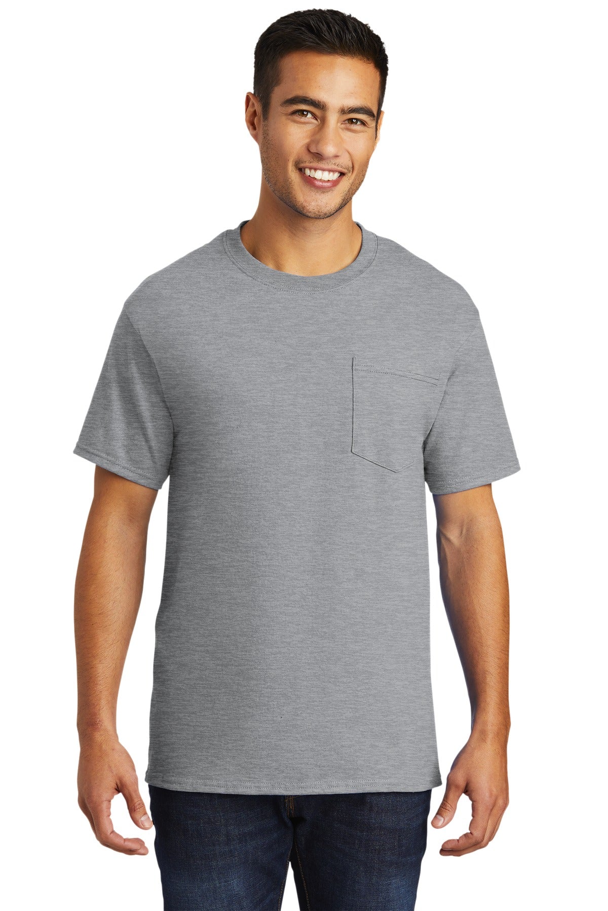 Port & Company- Port & Company® - Tall Essential Pocket Tee. PC61PT-Medtech- 2