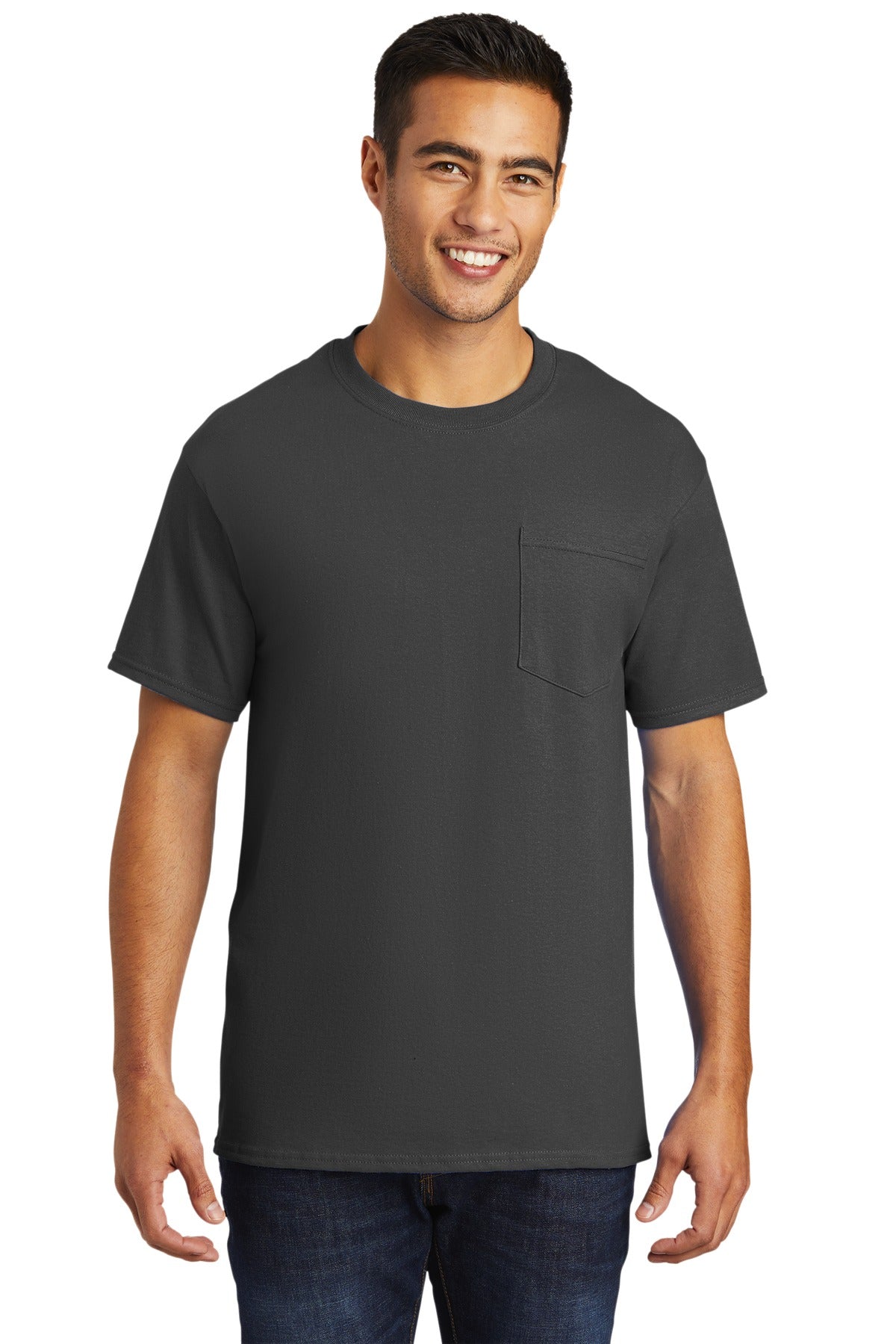 Port & Company- Port & Company® - Tall Essential Pocket Tee. PC61PT-Medtech- 4