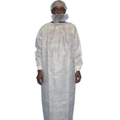 PE-Coated Polypropylene Gown, 50/Case