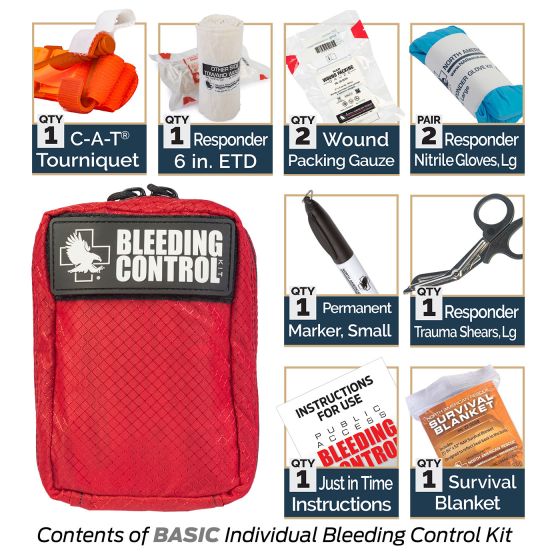 PUBLIC ACCESS INDIVIDUAL BLEEDING CONTROL KIT