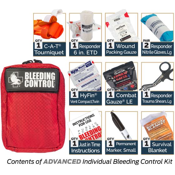 PUBLIC ACCESS INDIVIDUAL BLEEDING CONTROL KIT