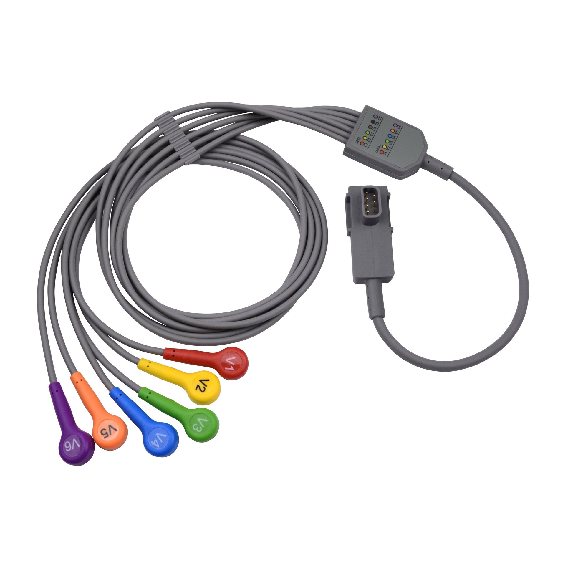 Physio-Control LIFEPAK® 12/15 ECG Patient 6-wire Pre-Cordial Lead Attachment Cable