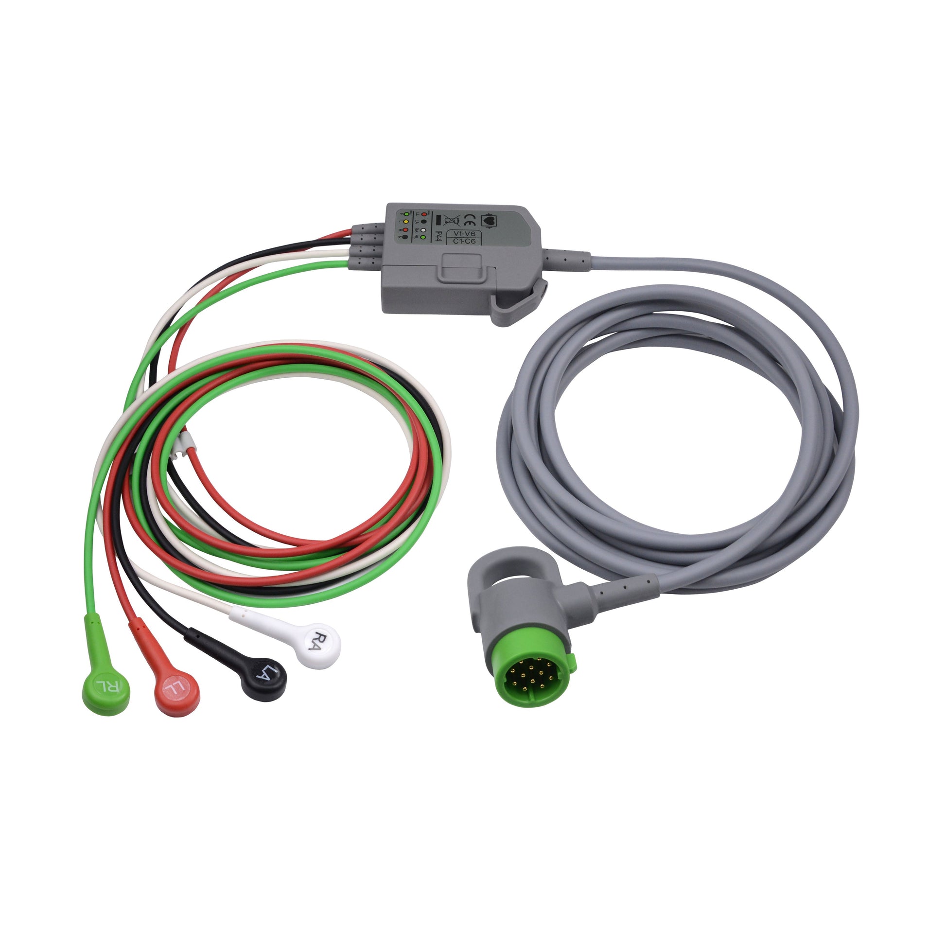 Physio-Control LIFEPAK® 12 / 15 ECG Trunk Cable with AHA Limb Leads, 8ft, Caretech®