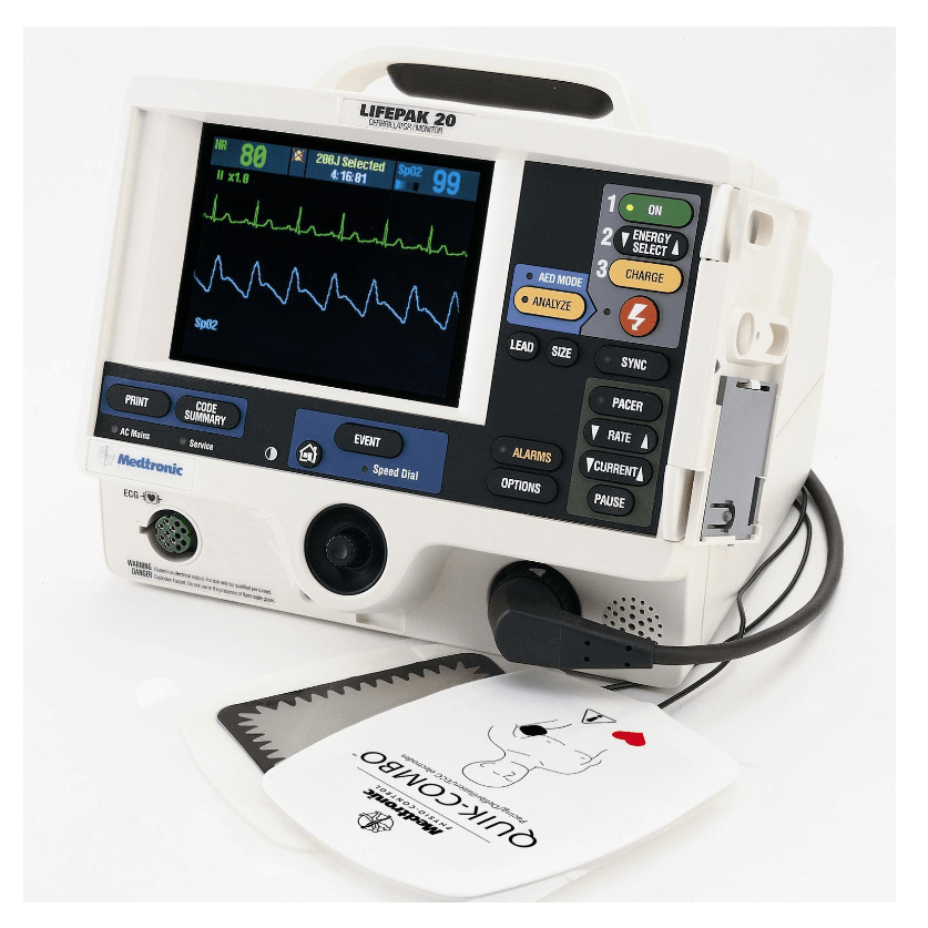 Physio-Control LIFEPAK® 20 Defibrillator, Recertified