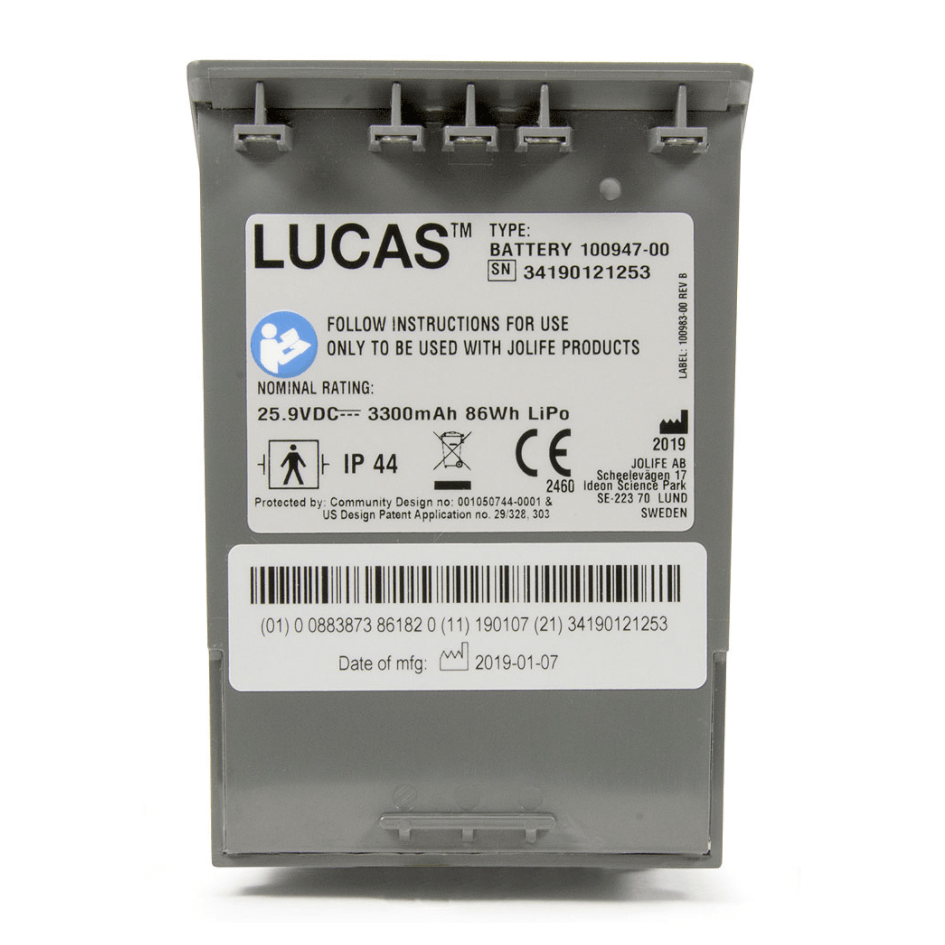 Physio-Control LUCAS® 3 Chest Compression System Rechargeable Lithium Battery