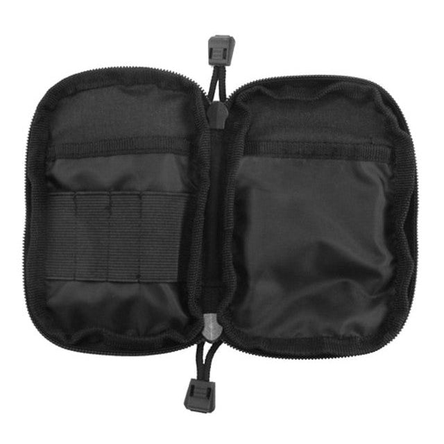 Plain Clothes Carry Zippered Pouch - Black