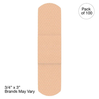 Plastic Bandages, Sterile Case of 2400