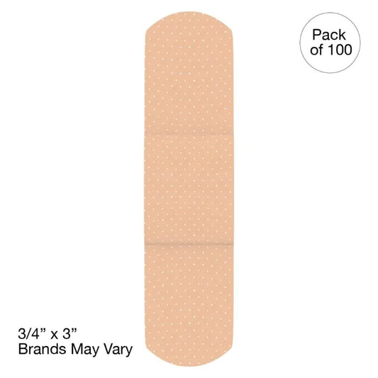 Plastic Bandages, Sterile Case of 2400