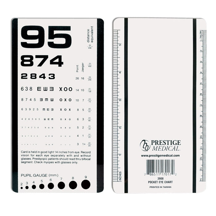 Pocket Eye Chart MedTech