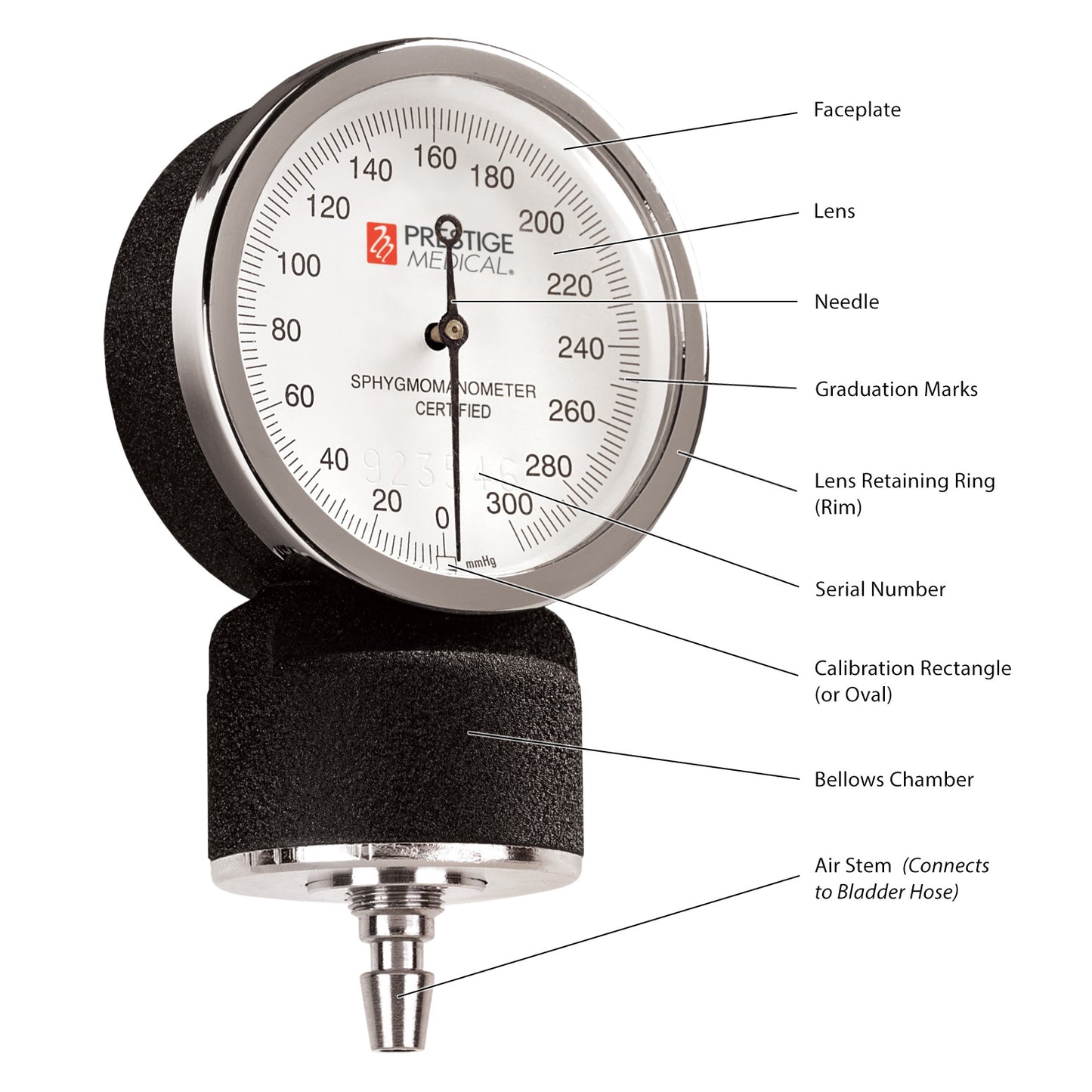  Prestige Medical-Premium X-Large Adult Aneroid Sphygmomanometer-MedTech-4