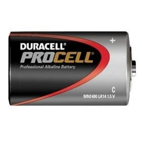 Procell Alkaline C Batteries, 12/Box