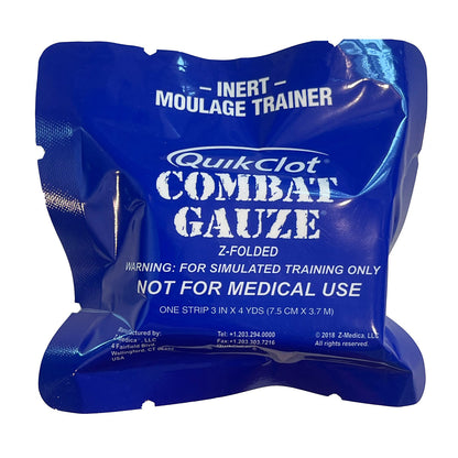 QuikClot Combat Gauze Trainer Package-Blue