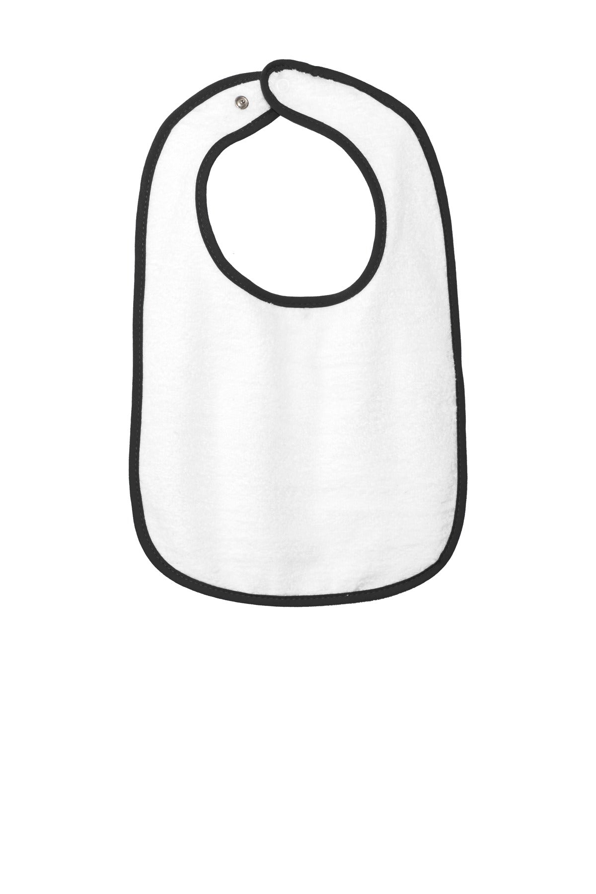 Rabbit Skins- Rabbit Skins™ Infant Contrast Trim Terry Bib. RS1003-Medtech- 1