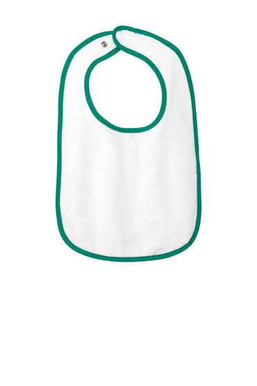 Rabbit Skins- Rabbit Skins™ Infant Contrast Trim Terry Bib. RS1003-Medtech- 2