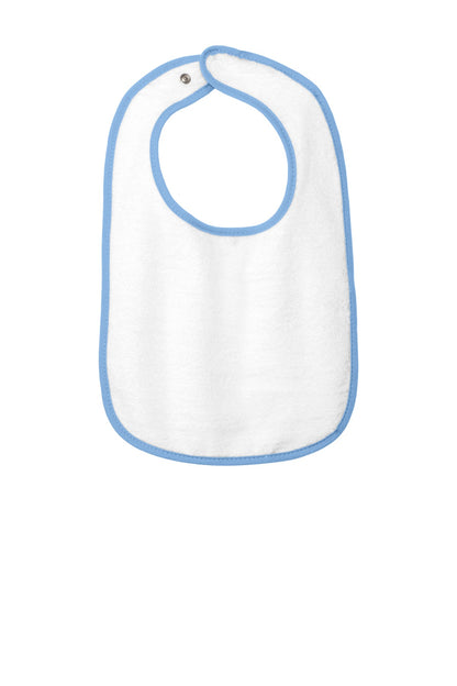 Rabbit Skins- Rabbit Skins™ Infant Contrast Trim Terry Bib. RS1003-Medtech- 3