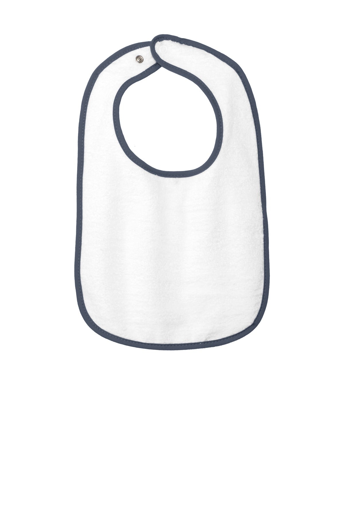 Rabbit Skins- Rabbit Skins™ Infant Contrast Trim Terry Bib. RS1003-Medtech- 4