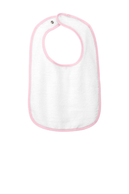 Rabbit Skins- Rabbit Skins™ Infant Contrast Trim Terry Bib. RS1003-Medtech- 5