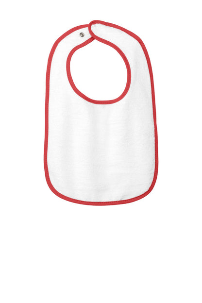 Rabbit Skins- Rabbit Skins™ Infant Contrast Trim Terry Bib. RS1003-Medtech- 6