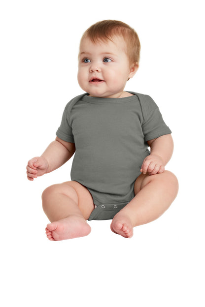 Rabbit Skins- Rabbit Skins™ Infant Short Sleeve Baby Rib Bodysuit. RS4400-Medtech- 3