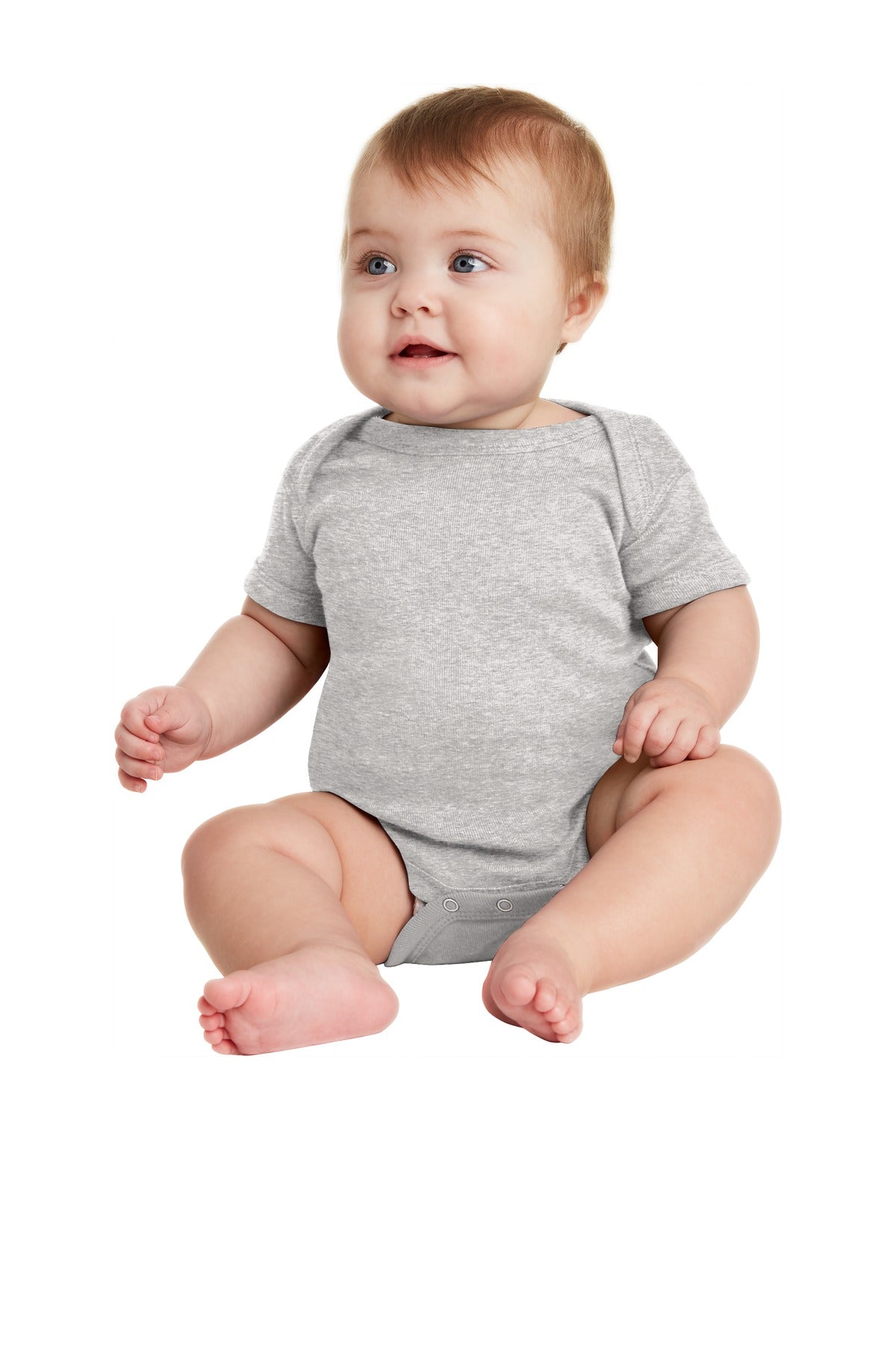 Rabbit Skins- Rabbit Skins™ Infant Short Sleeve Baby Rib Bodysuit. RS4400-Medtech- 5