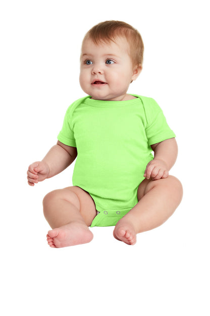 Rabbit Skins- Rabbit Skins™ Infant Short Sleeve Baby Rib Bodysuit. RS4400-Medtech- 8