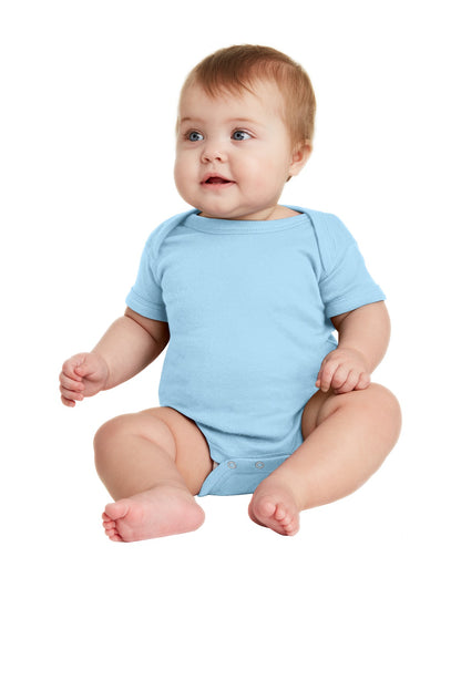 Rabbit Skins- Rabbit Skins™ Infant Short Sleeve Baby Rib Bodysuit. RS4400-Medtech- 9