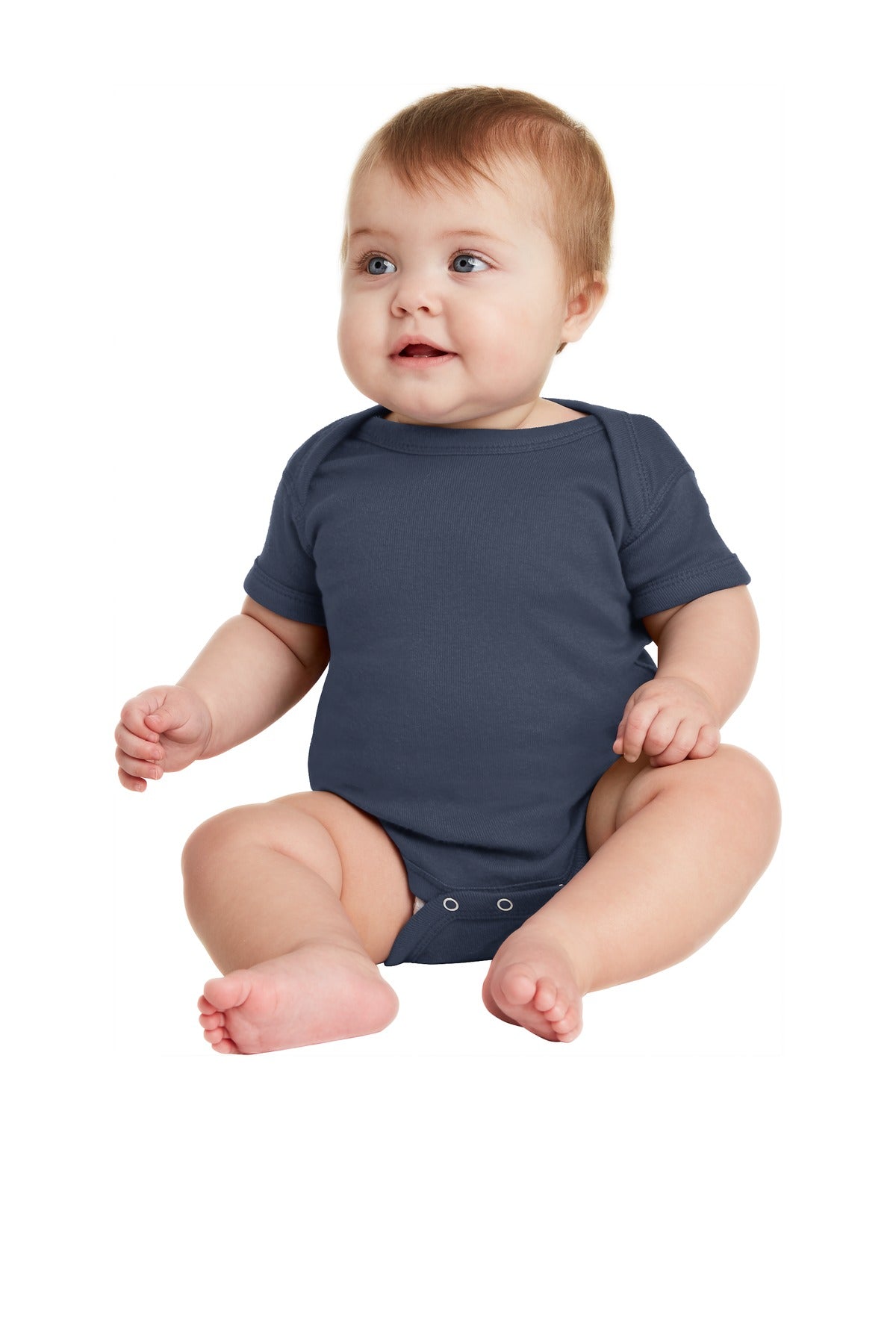 Rabbit Skins- Rabbit Skins™ Infant Short Sleeve Baby Rib Bodysuit. RS4400-Medtech- 10