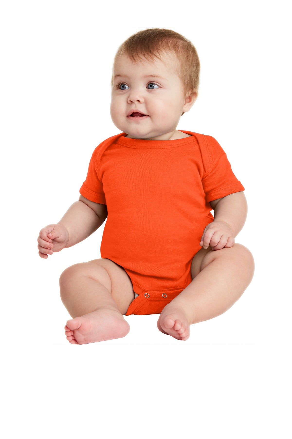 Rabbit Skins- Rabbit Skins™ Infant Short Sleeve Baby Rib Bodysuit. RS4400-Medtech- 11