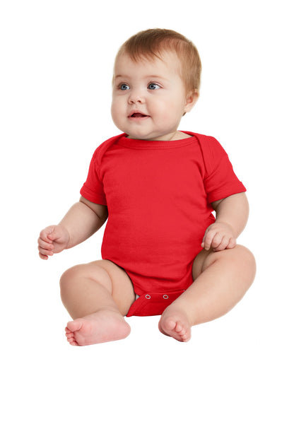 Rabbit Skins- Rabbit Skins™ Infant Short Sleeve Baby Rib Bodysuit. RS4400-Medtech- 14