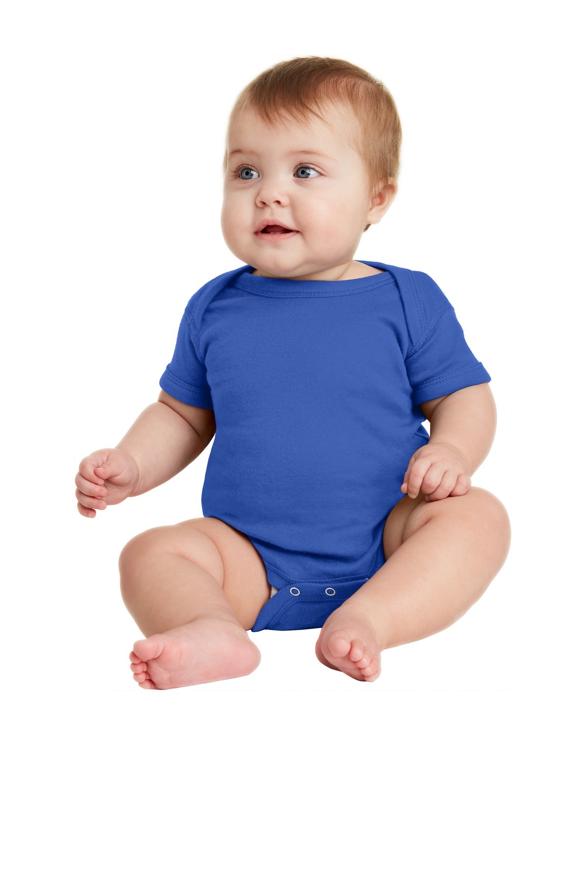 Rabbit Skins- Rabbit Skins™ Infant Short Sleeve Baby Rib Bodysuit. RS4400-Medtech- 15