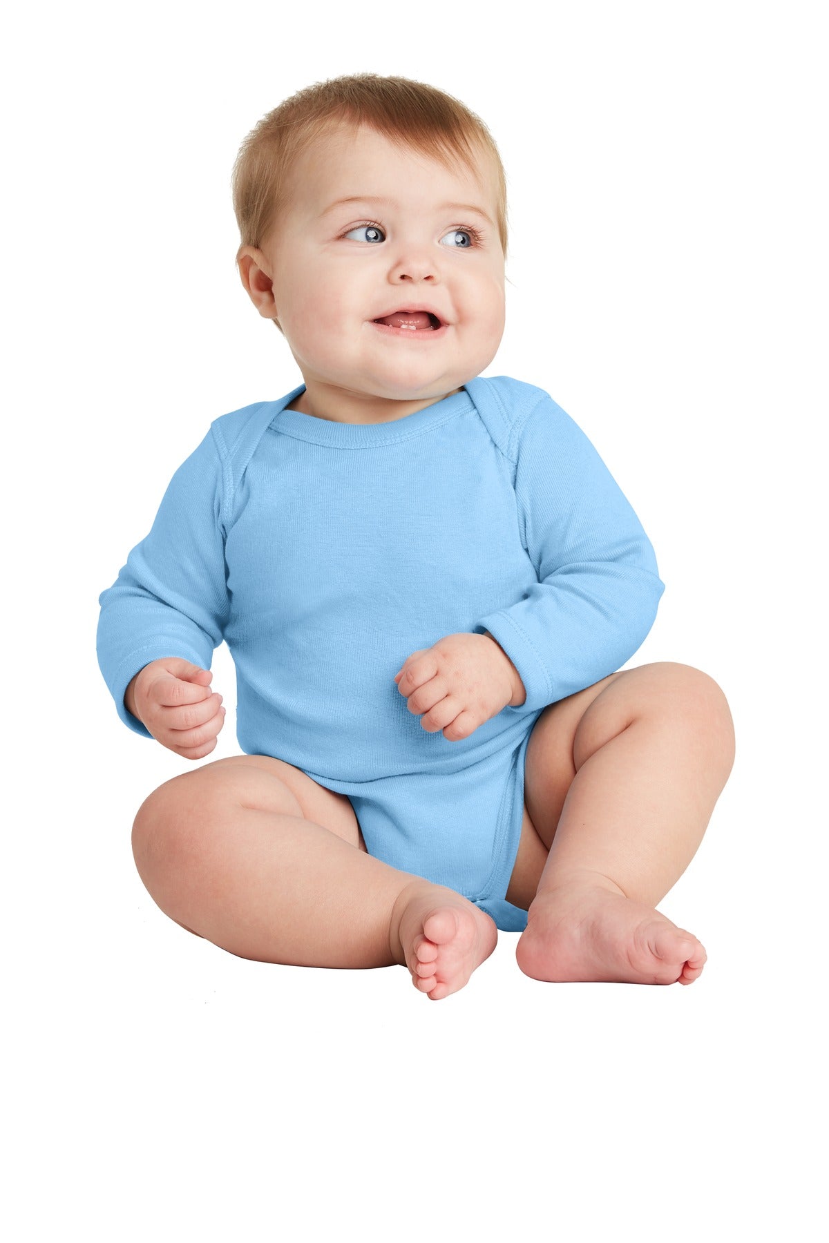 Rabbit Skins- Rabbit Skins™ Infant Long Sleeve Baby Rib Bodysuit. RS4411-Medtech- 3