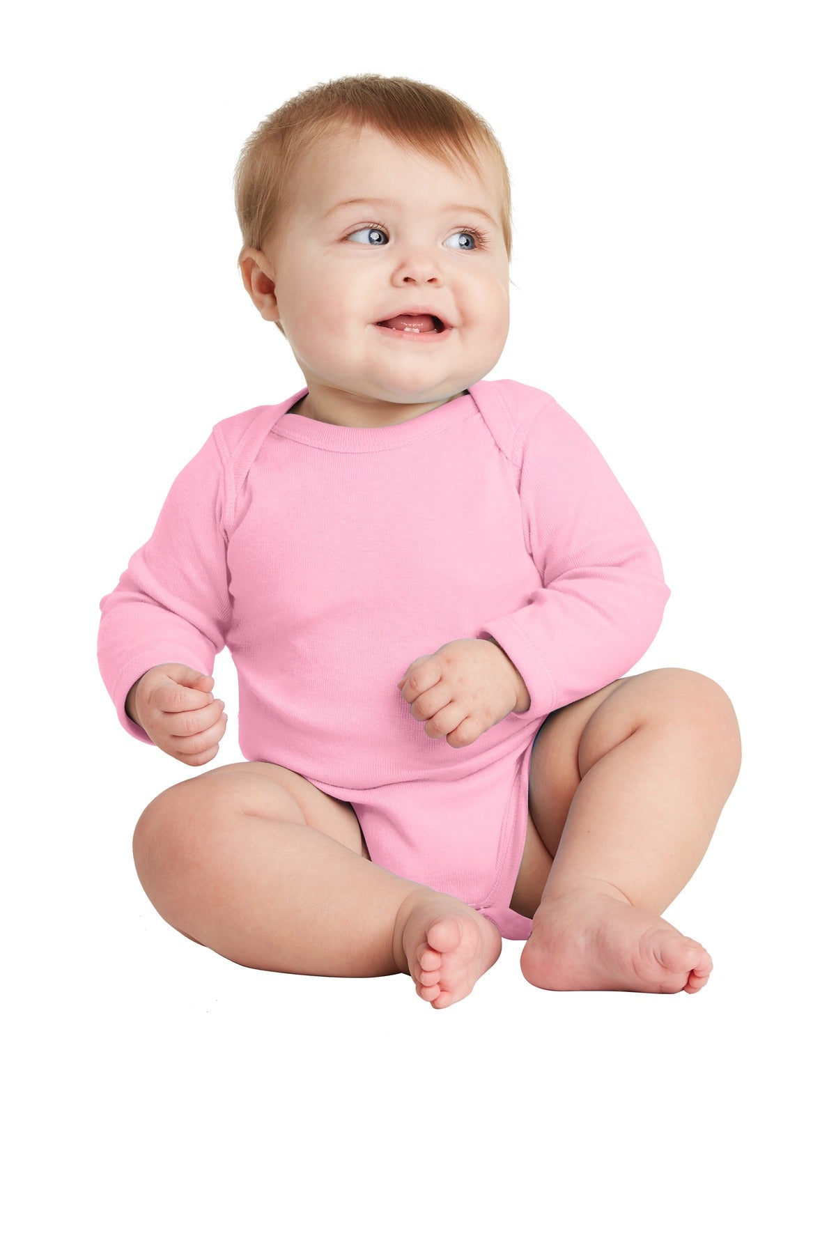 Rabbit Skins- Rabbit Skins™ Infant Long Sleeve Baby Rib Bodysuit. RS4411-Medtech- 4