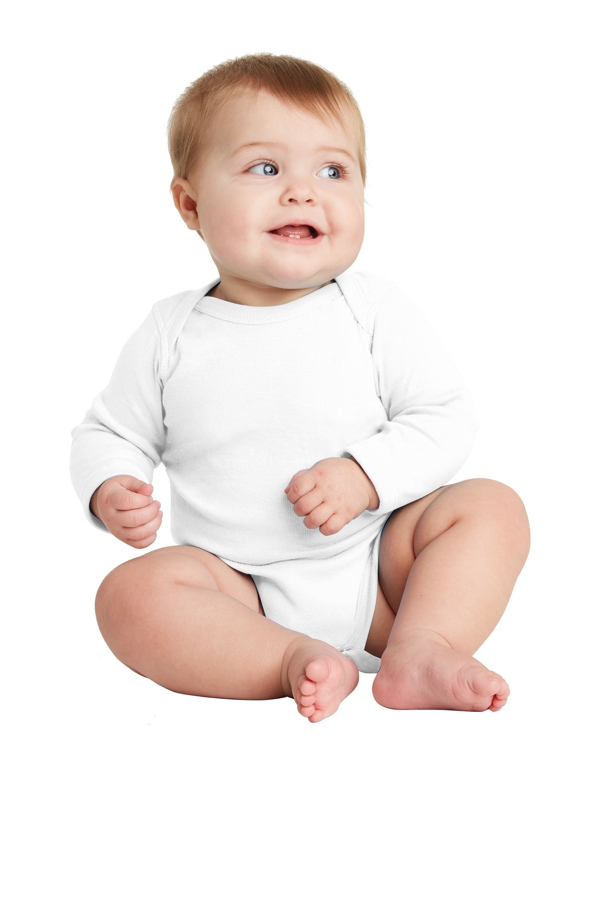 Rabbit Skins- Rabbit Skins™ Infant Long Sleeve Baby Rib Bodysuit. RS4411-Medtech- 5