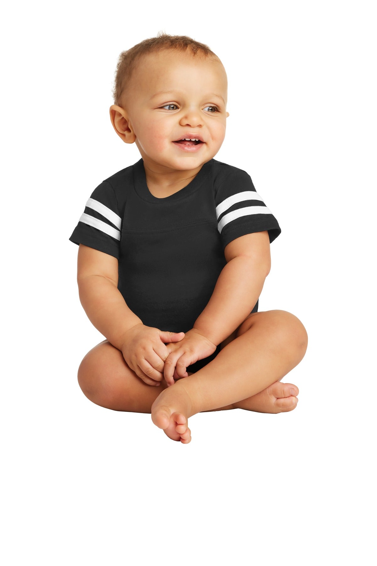 Rabbit Skins- Rabbit Skins™ Infant Football Fine Jersey Bodysuit. RS4437-Medtech- 1