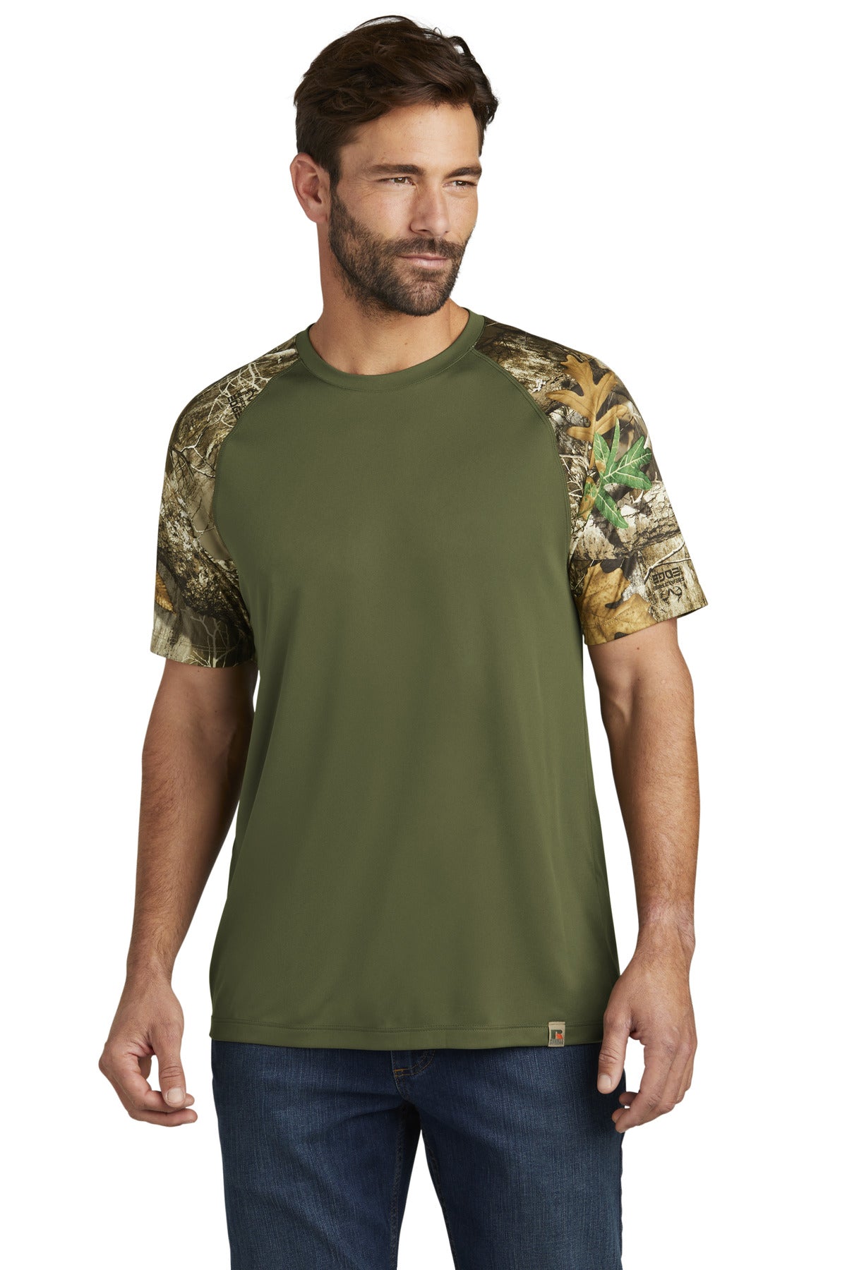 Russell Outdoors- Russell Outdoors™ Realtree® Colorblock Performance Tee RU151-Medtech- 3